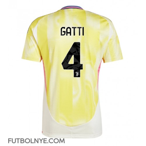 Camiseta Juventus Federico Gatti #4 Visitante Equipación 2024-25 manga corta